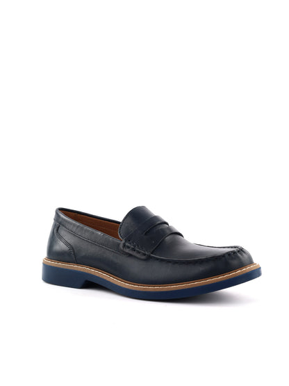 Igi&Co Felipe, mocassini uomo blu dal design italiano e comfort superiore