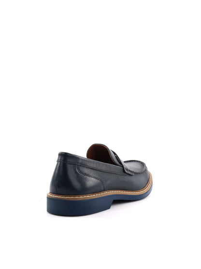 Igi&Co Felipe, mocassini uomo blu dal design italiano e comfort superiore