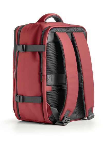Zaino Ready Cabina unisex bordeaux, pratico e versatile per ogni giorno