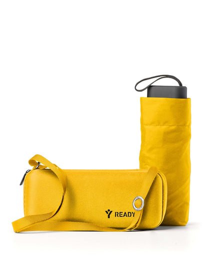 Ready Minibrolly, ombrello compatto unisex adulto giallo da borsa