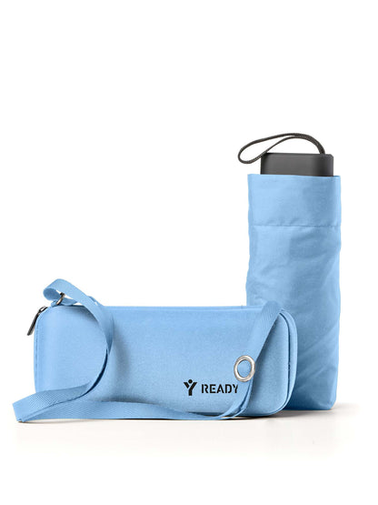 Ombrello da borsa Ready compatto azzurro unisex adulto