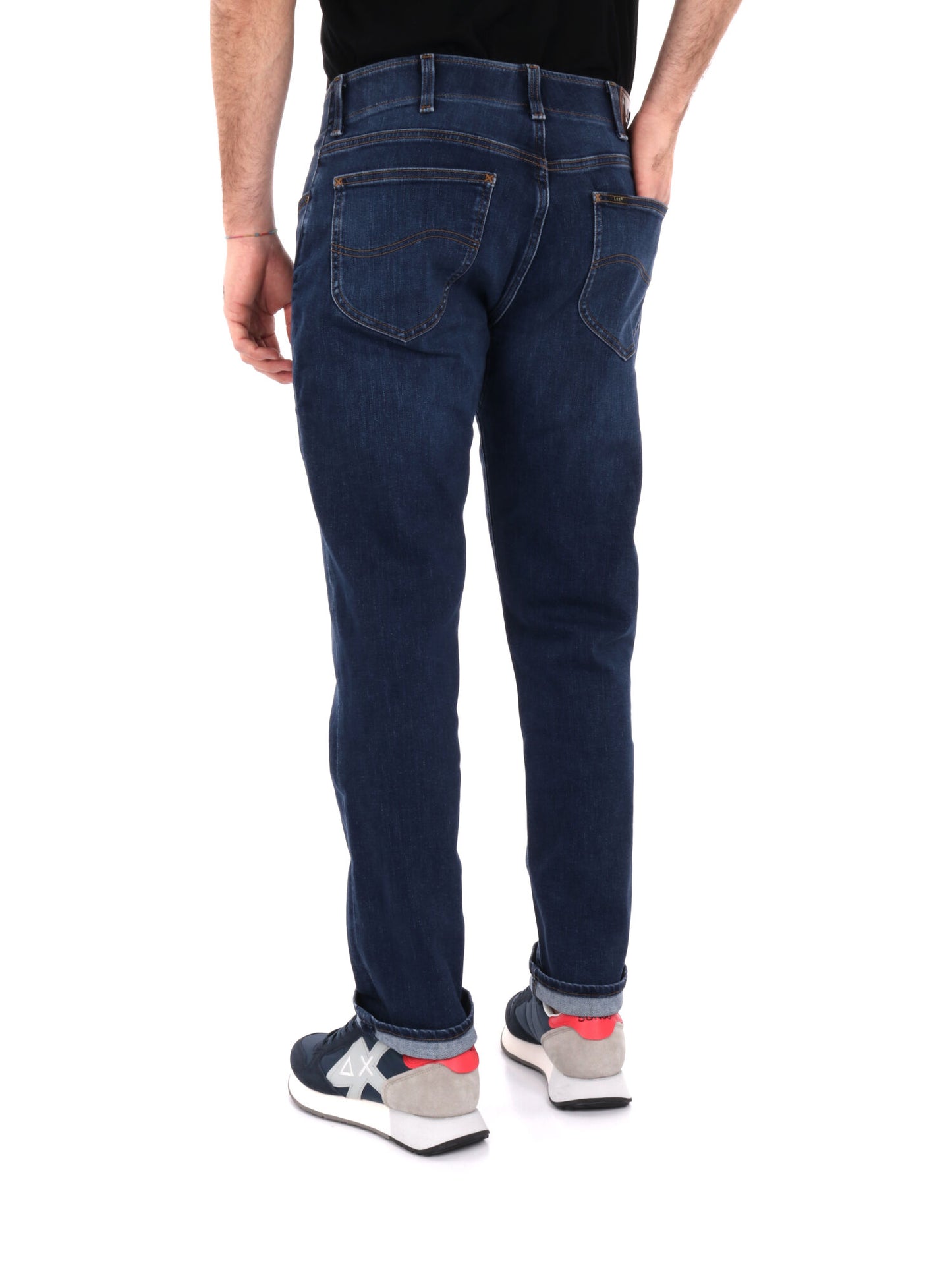 JEANS STRAIGHT LEE DA UOMO BLU SCURO