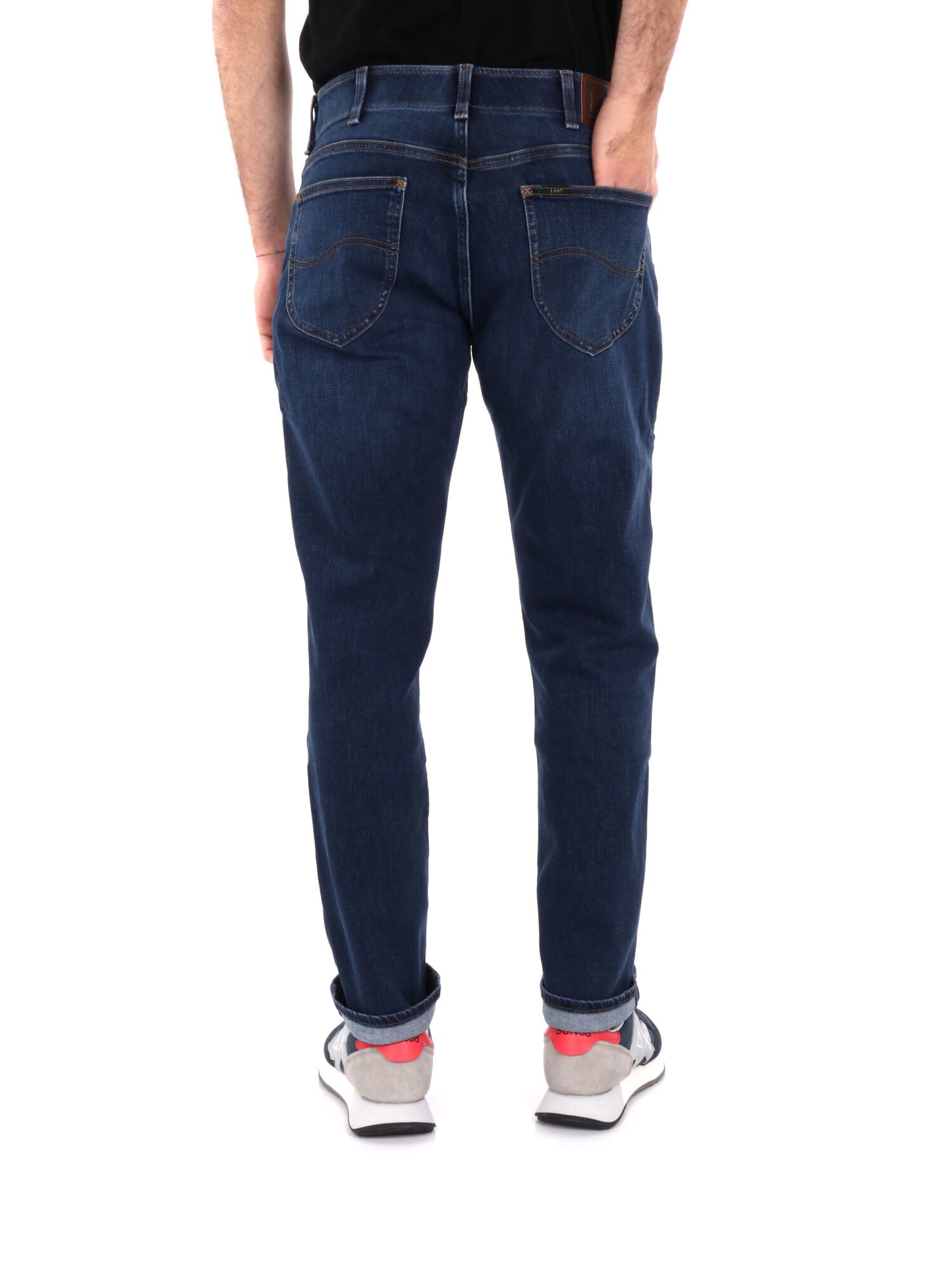 JEANS STRAIGHT LEE DA UOMO BLU SCURO