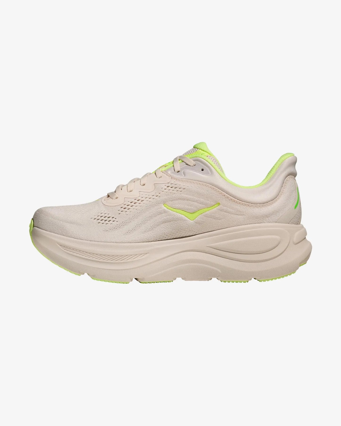 Hoka Bondi 9, scarpa running bianca da uomo per massimo comfort