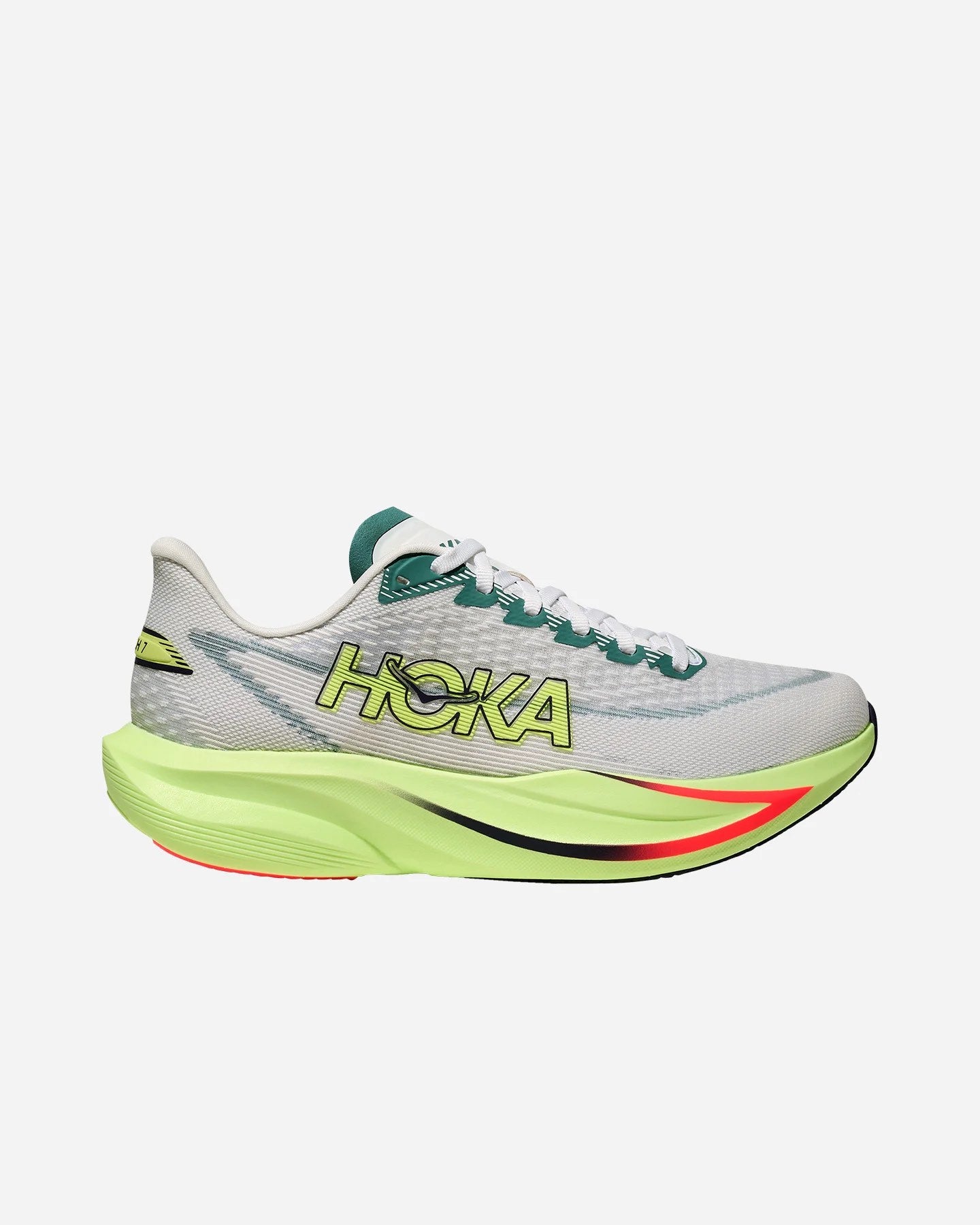 Hoka Mach 7, scarpa running uomo grigia ad alte prestazioni