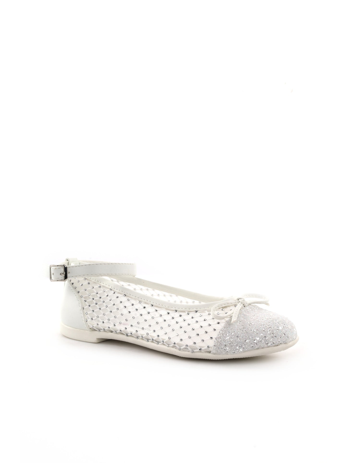 Ballerine Love Details per unisex bambino bianche in similpelle