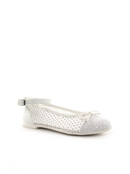 Ballerine Love Details per unisex bambino bianche in similpelle