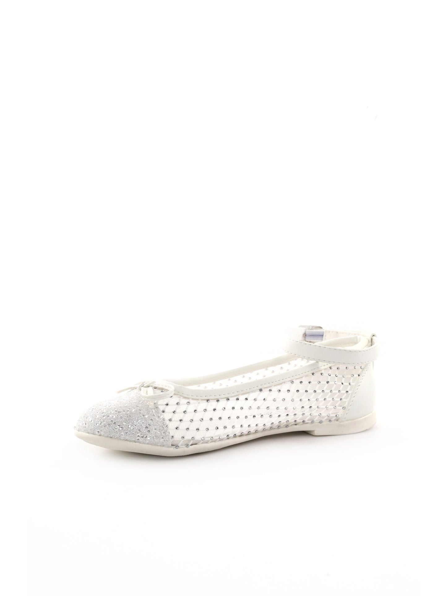 Ballerine Love Details per unisex bambino bianche in similpelle