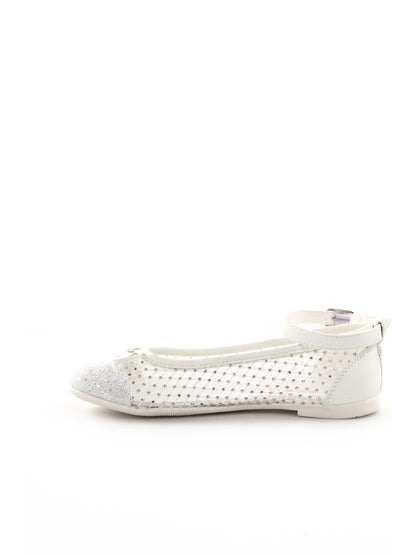 Ballerine Love Details per unisex bambino bianche in similpelle
