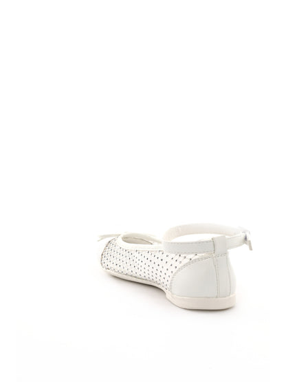 Ballerine Love Details per unisex bambino bianche in similpelle