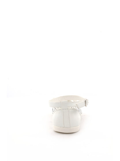 Ballerine Love Details per unisex bambino bianche in similpelle