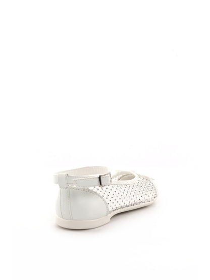 Ballerine Love Details per unisex bambino bianche in similpelle