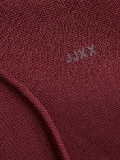 FELPA ABBIE CON CAPPUCCIO JJXX DA RAGAZZA BORDEAUX
