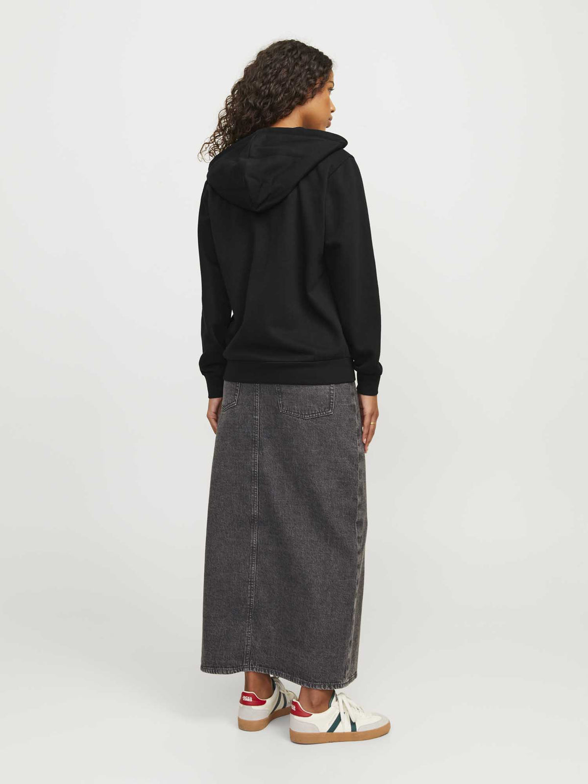 Jjxx abbie rlx zip felpa da donna nero