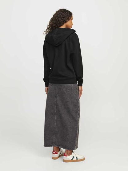 Jjxx abbie rlx zip felpa da donna nero