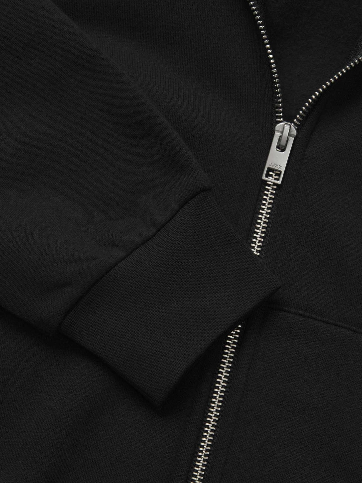 FELPA ABBIE CON ZIP JJXX DA RAGAZZA NERO