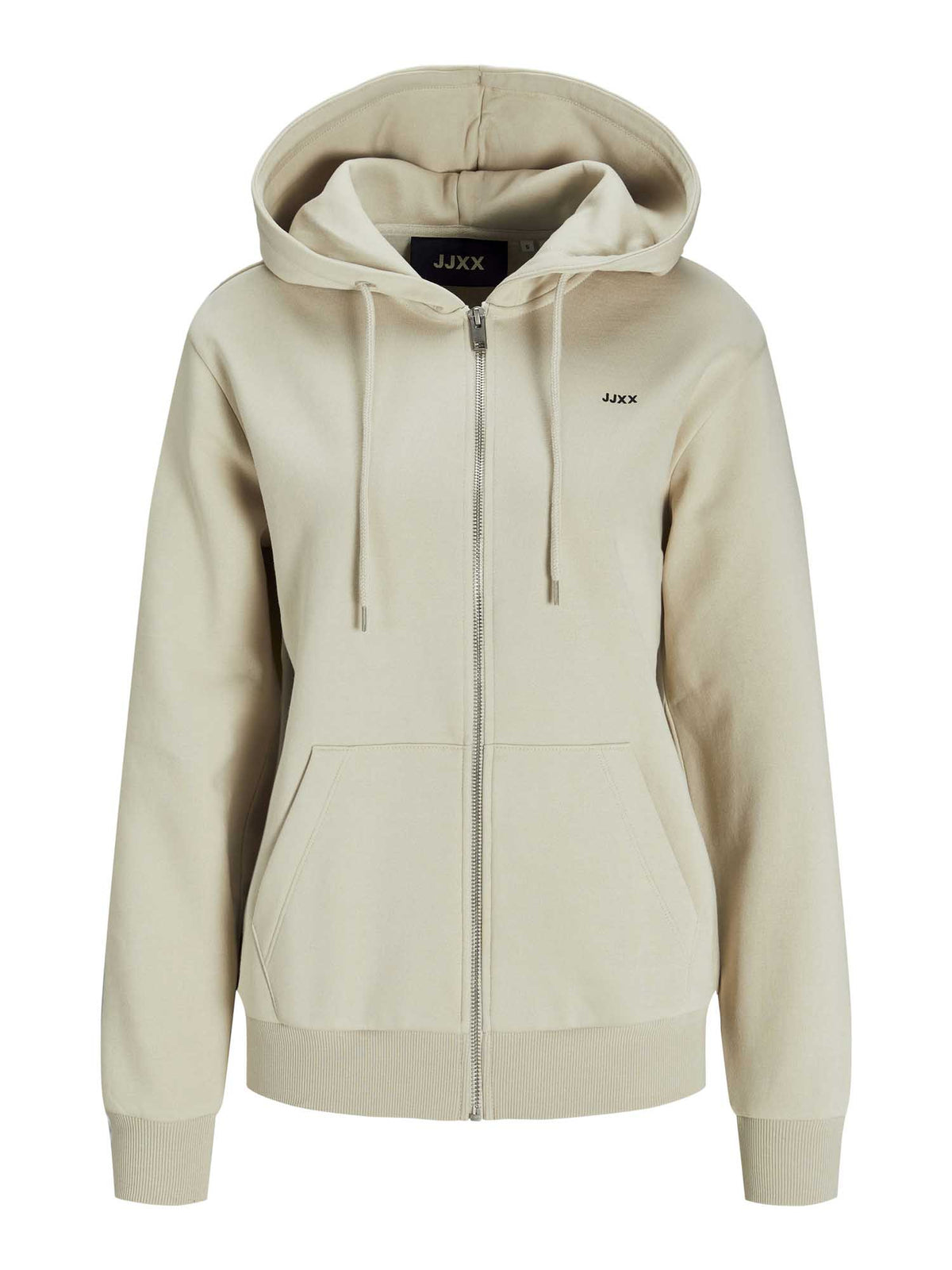 Jjxx abbie rlx zip felpa da donna panna