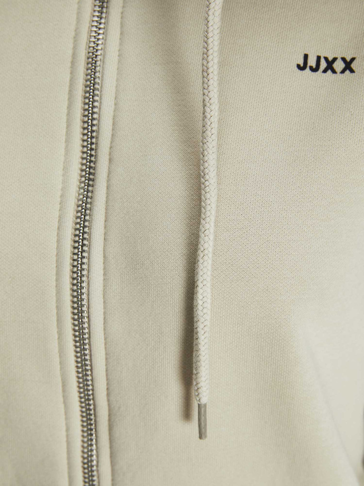 Jjxx abbie rlx zip felpa da donna panna