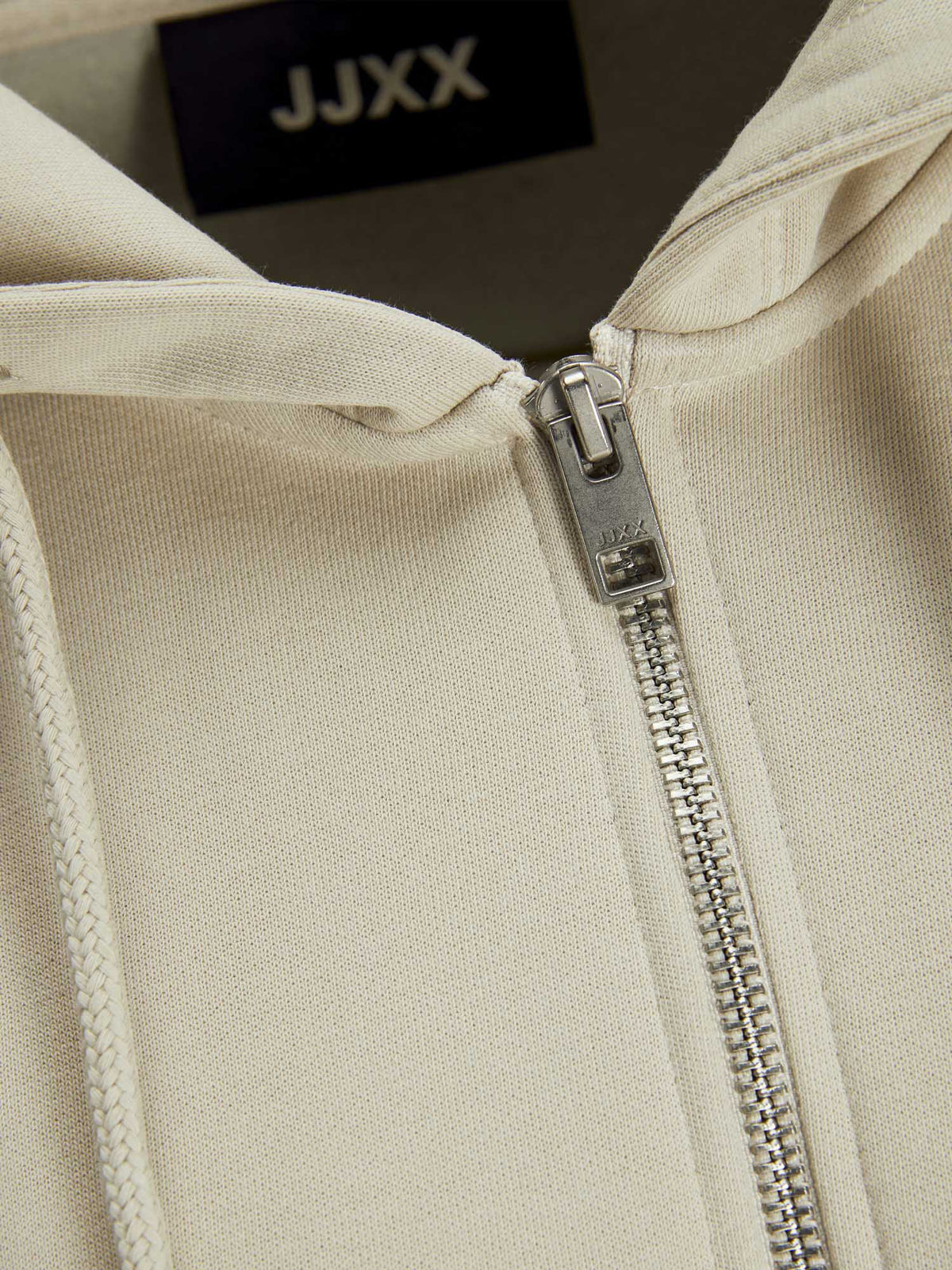 Jjxx abbie rlx zip felpa da donna panna