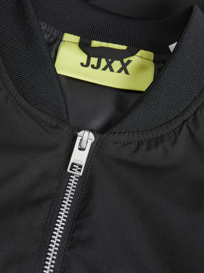 Bomber Jxella da donna nero in poliestere, leggero e casual