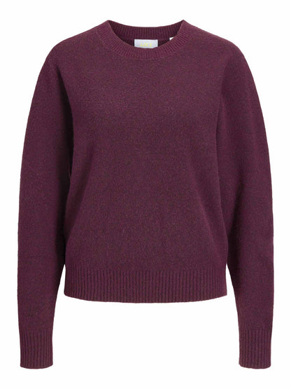 Jjxx Elba Crew, maglia da donna bordeaux