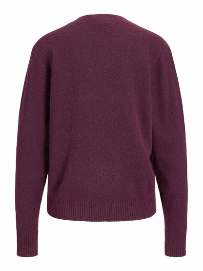 Jjxx Elba Crew, maglia da donna bordeaux
