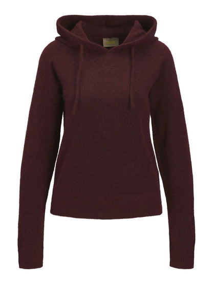 FELPA EVI CON CAPPUCCIO JJXX DA RAGAZZA BORDEAUX