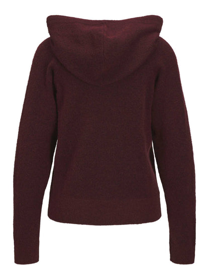 FELPA EVI CON CAPPUCCIO JJXX DA RAGAZZA BORDEAUX