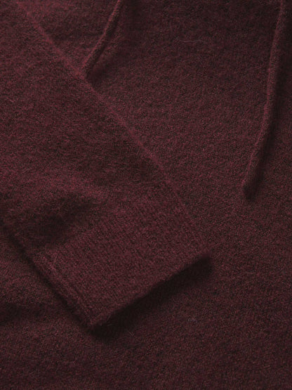 FELPA EVI CON CAPPUCCIO JJXX DA RAGAZZA BORDEAUX