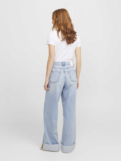 JJXX TOKYO WIDE FOLD - JEANS CHIARO