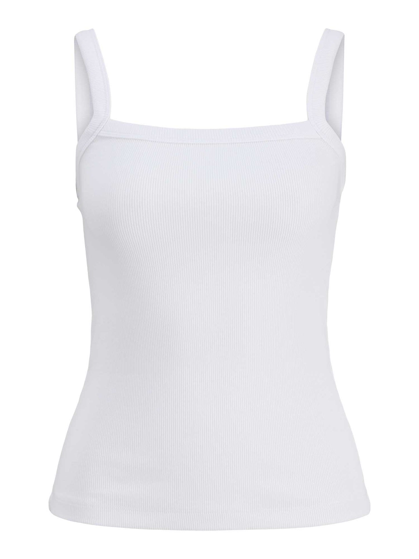 Canotta JJXX Fifi in cotone bianca da donna dal design moderno