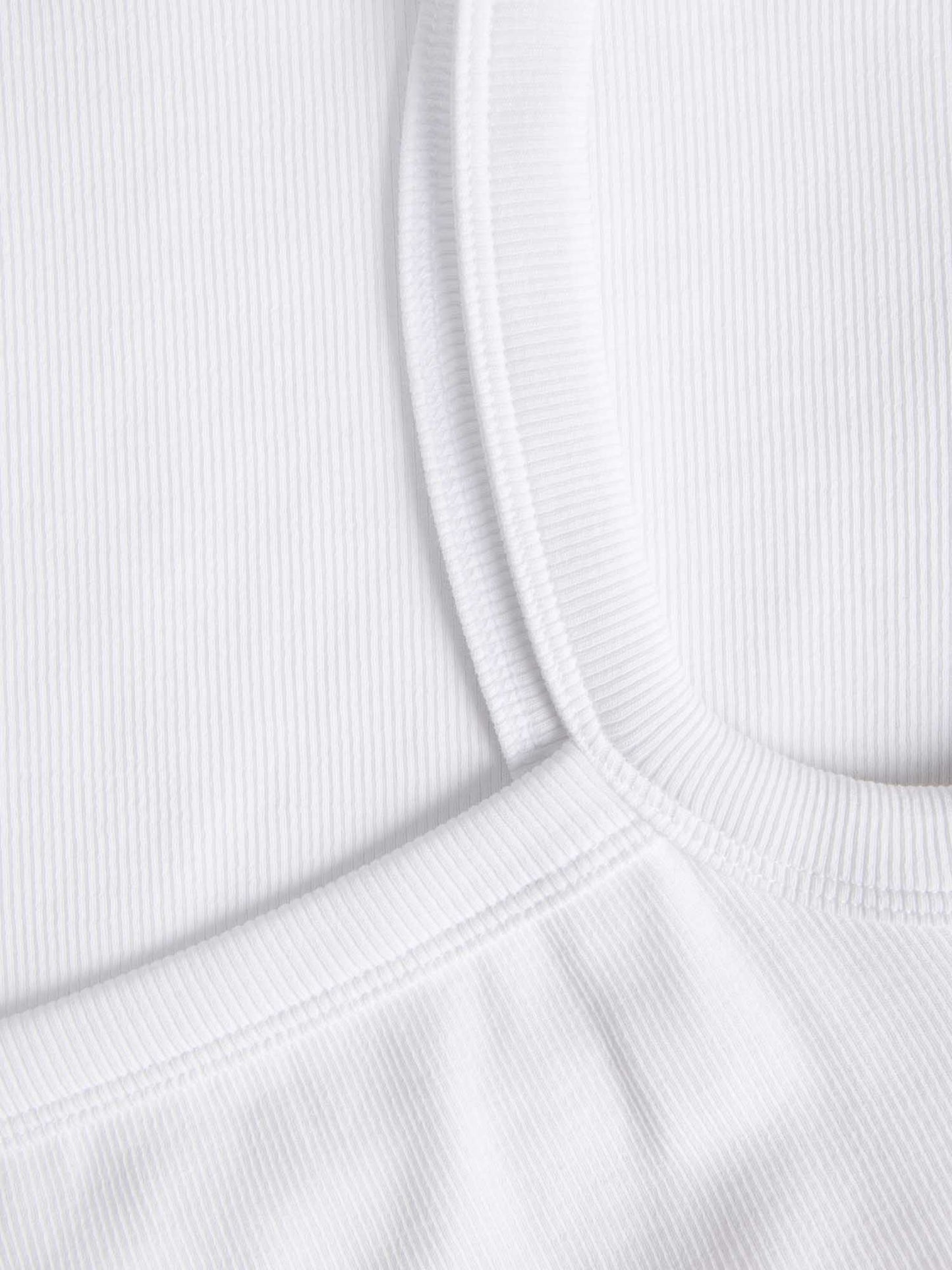 Canotta JJXX Fifi in cotone bianca da donna dal design moderno
