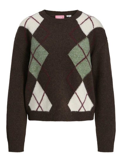 PULLOVER HARVI JJXX DA RAGAZZA MARRONE