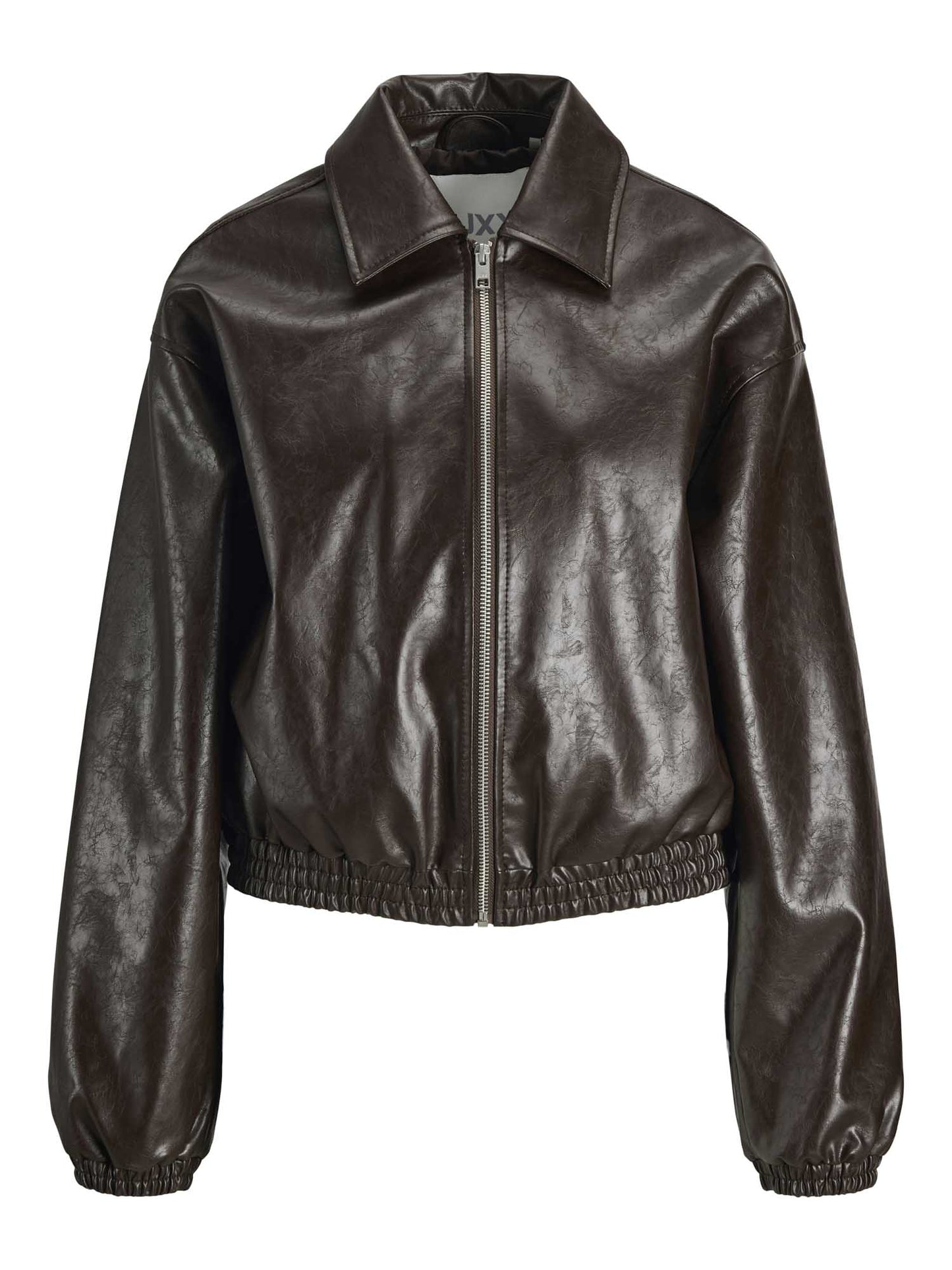 GIUBBINO JODY SHINY CON FINITURA LUCIDA JJXX DA RAGAZZA MARRONE