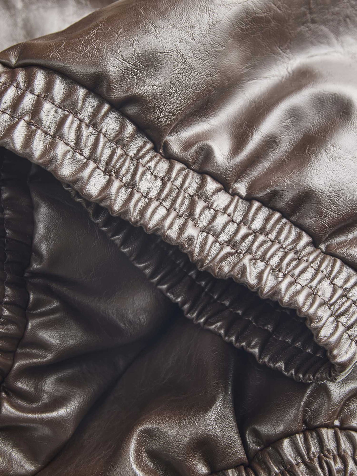 GIUBBINO JODY SHINY CON FINITURA LUCIDA JJXX DA RAGAZZA MARRONE