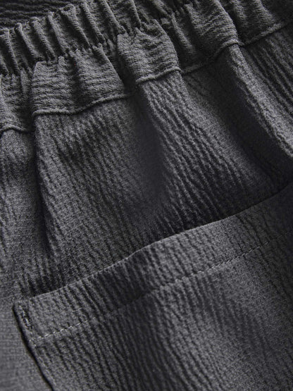 Pantaloni JJXX Lizza barrel donna in nero