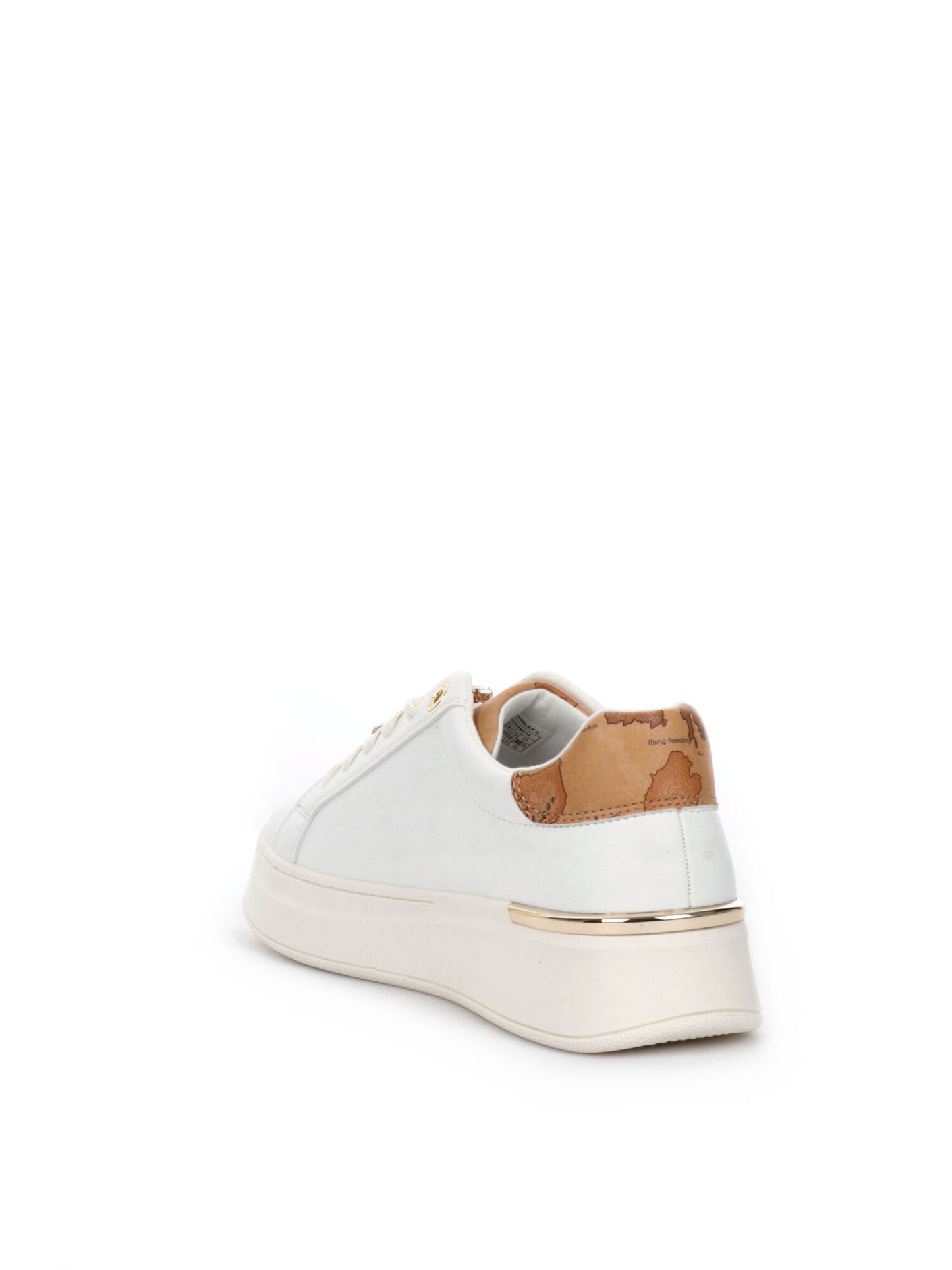 SNEAKERS CON PLATFORM E CHARM ALVIERO MARTINI 1^ CLASSE DONNA BIANCO