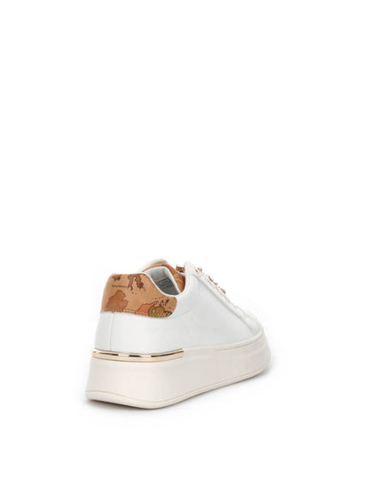 SNEAKERS CON PLATFORM E CHARM ALVIERO MARTINI 1^ CLASSE DONNA BIANCO