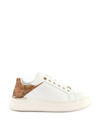 SNEAKERS CON PLATFORM E CHARM ALVIERO MARTINI 1^ CLASSE DONNA BIANCO