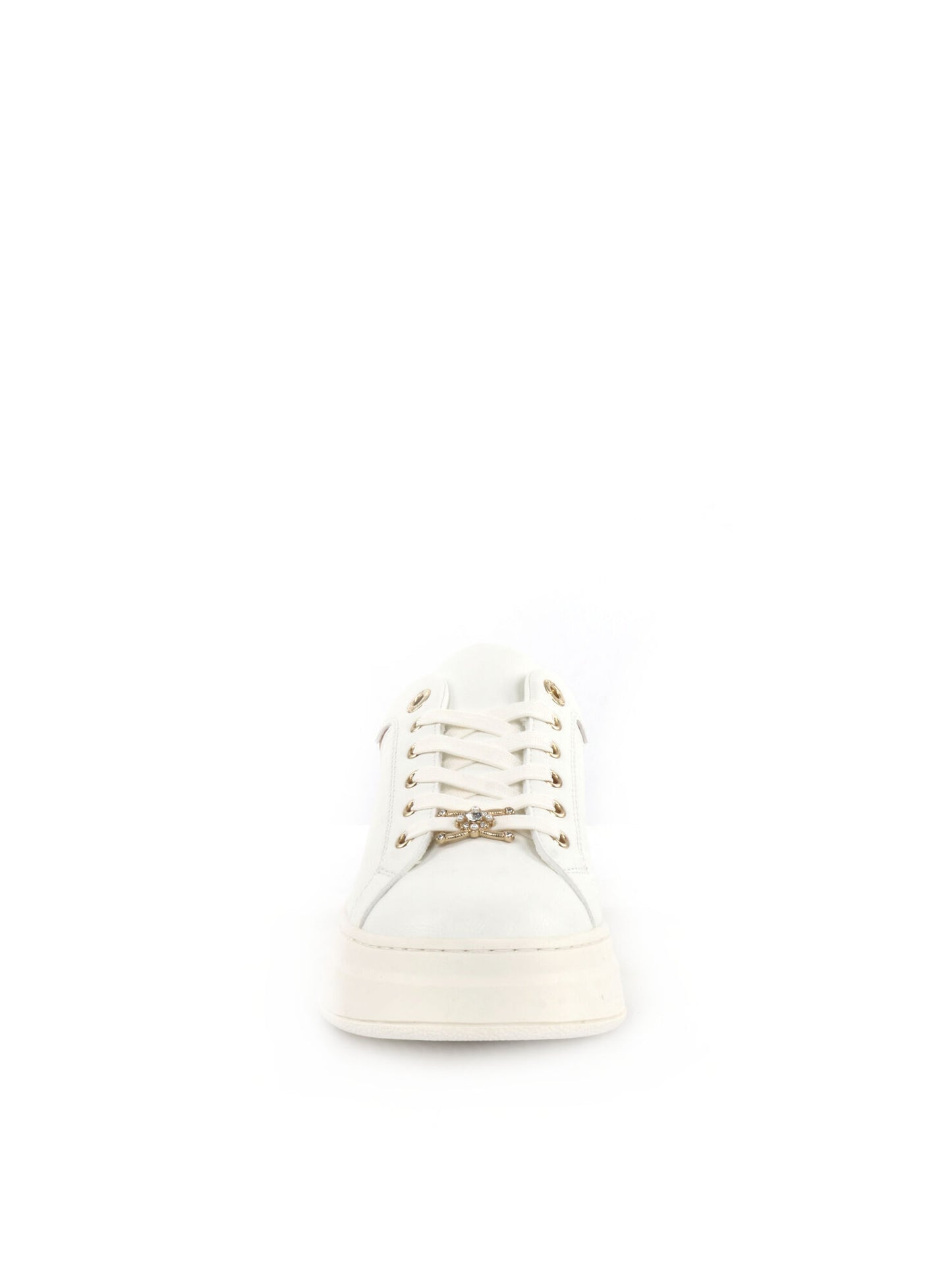 SNEAKERS CON PLATFORM E CHARM ALVIERO MARTINI 1^ CLASSE DONNA BIANCO