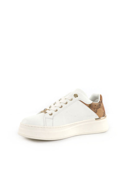SNEAKERS CON PLATFORM E CHARM ALVIERO MARTINI 1^ CLASSE DONNA BIANCO