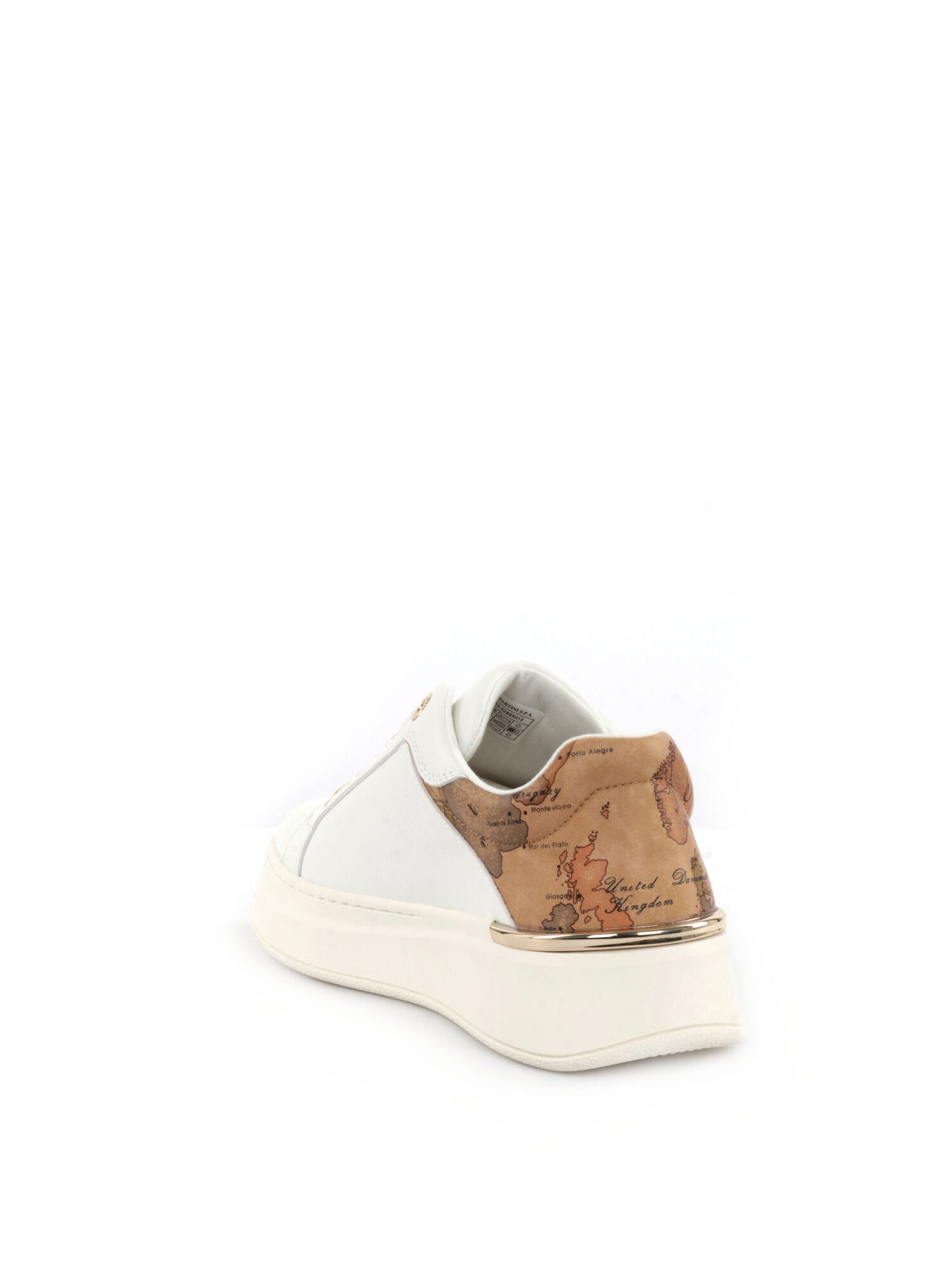 SNEAKERS CON PLATFORM E CHARM ALVIERO MARTINI 1^ CLASSE DONNA BIANCO