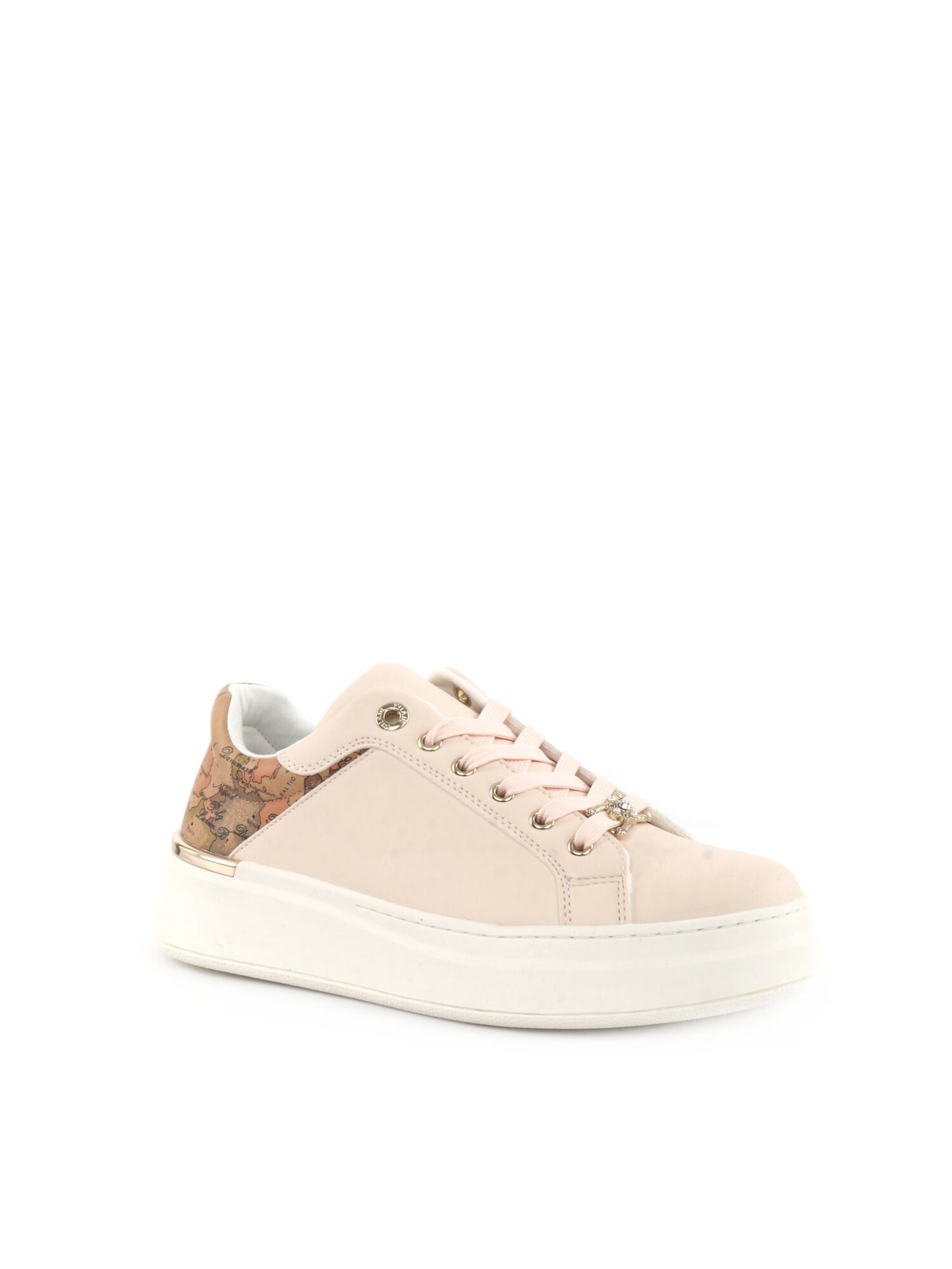 SNEAKERS CON PLATFORM E CHARM ALVIERO MARTINI 1^ CLASSE DONNA NUDO