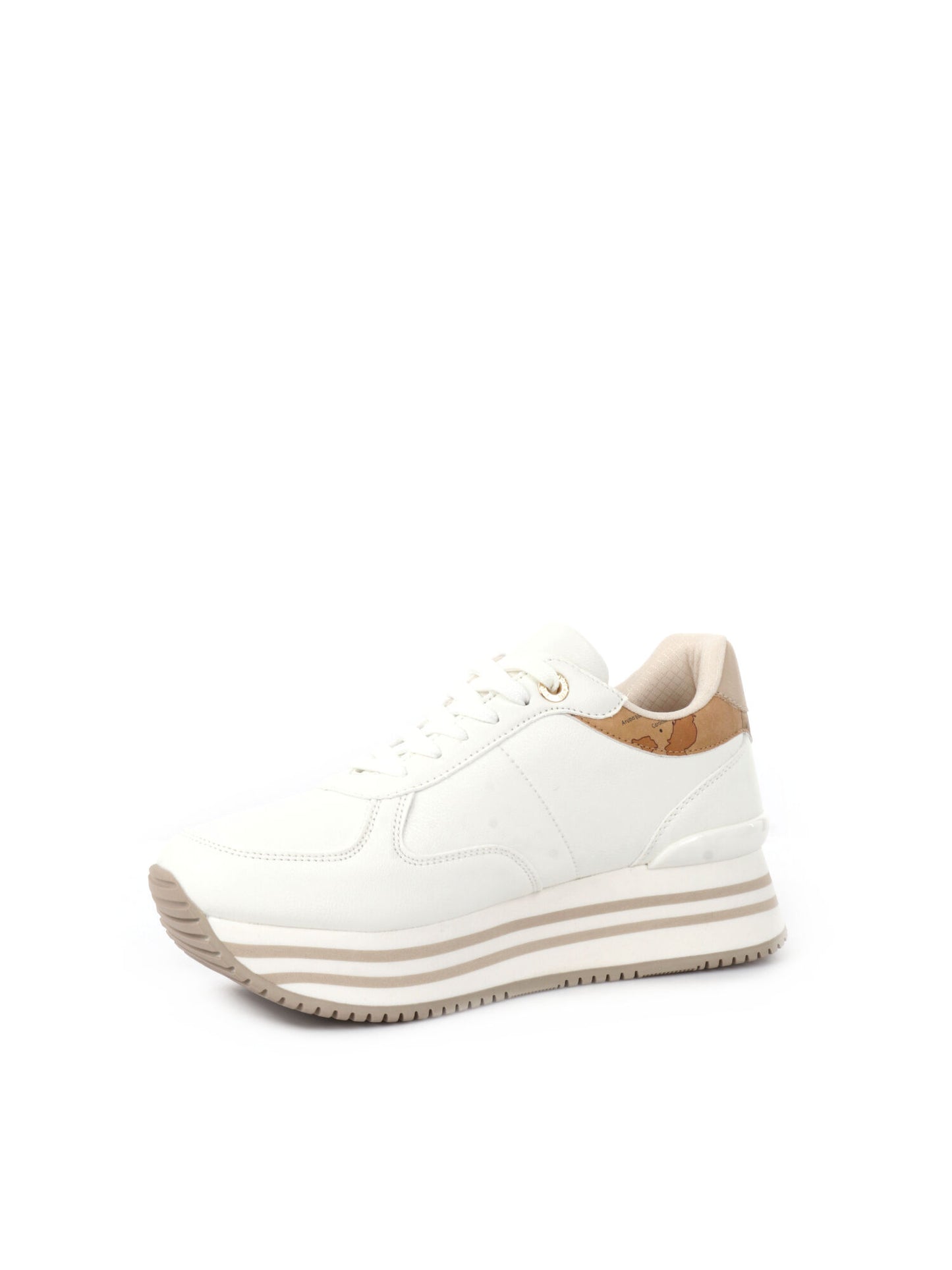 SNEAKERS CON ZEPPA ALVIERO MARTINI 1^ CLASSE DONNA BIANCO