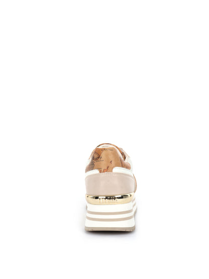 SNEAKERS CON ZEPPA ALVIERO MARTINI 1^ CLASSE DONNA SABBIA