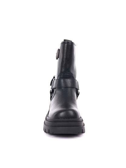 STIVALETTO BRAVR BIKER BUFFALO DA DONNA NERO