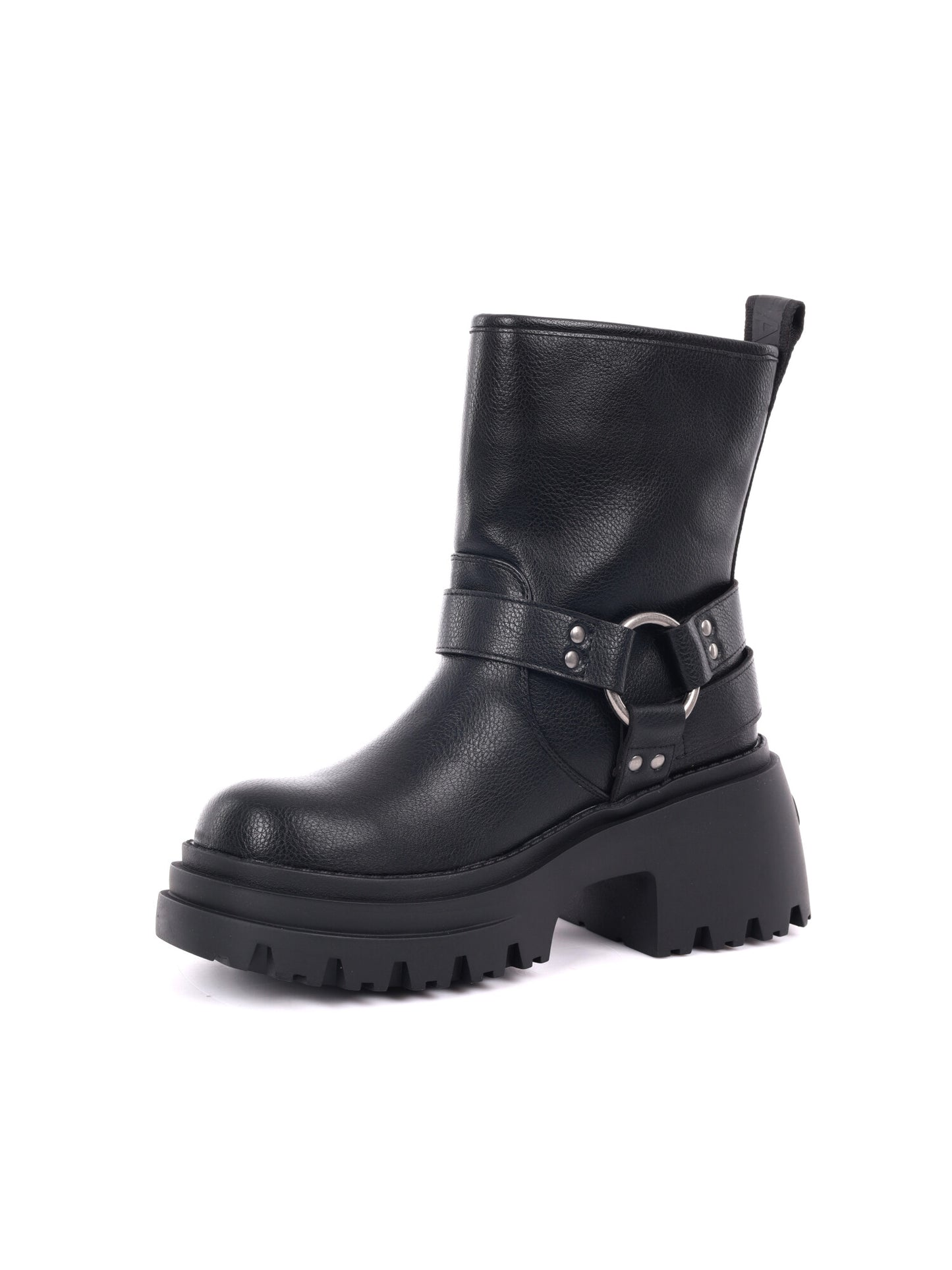 STIVALETTO BRAVR BIKER BUFFALO DA DONNA NERO