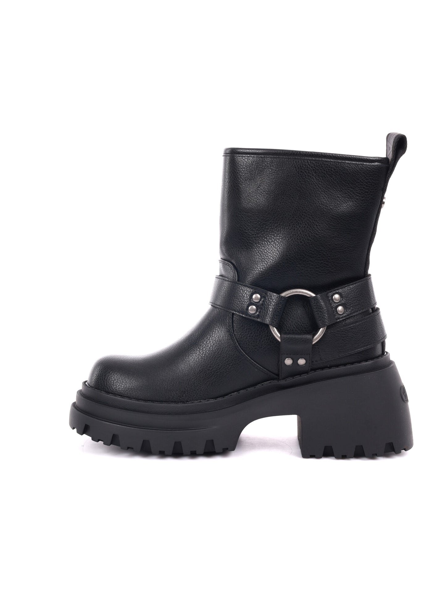 STIVALETTO BRAVR BIKER BUFFALO DA DONNA NERO