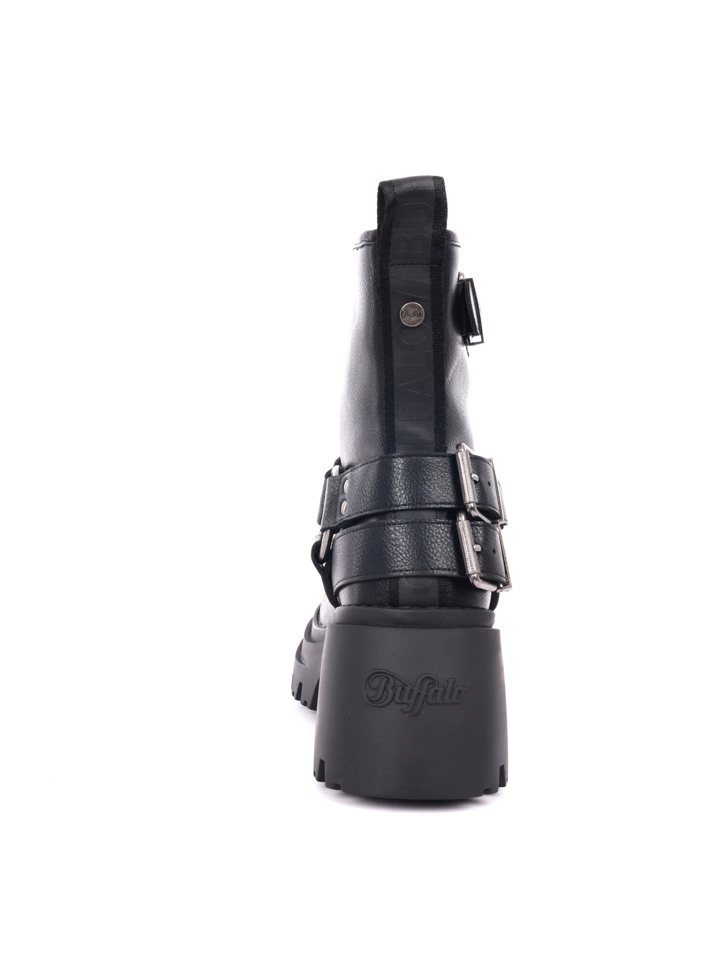 STIVALETTO BRAVR BIKER BUFFALO DA DONNA NERO