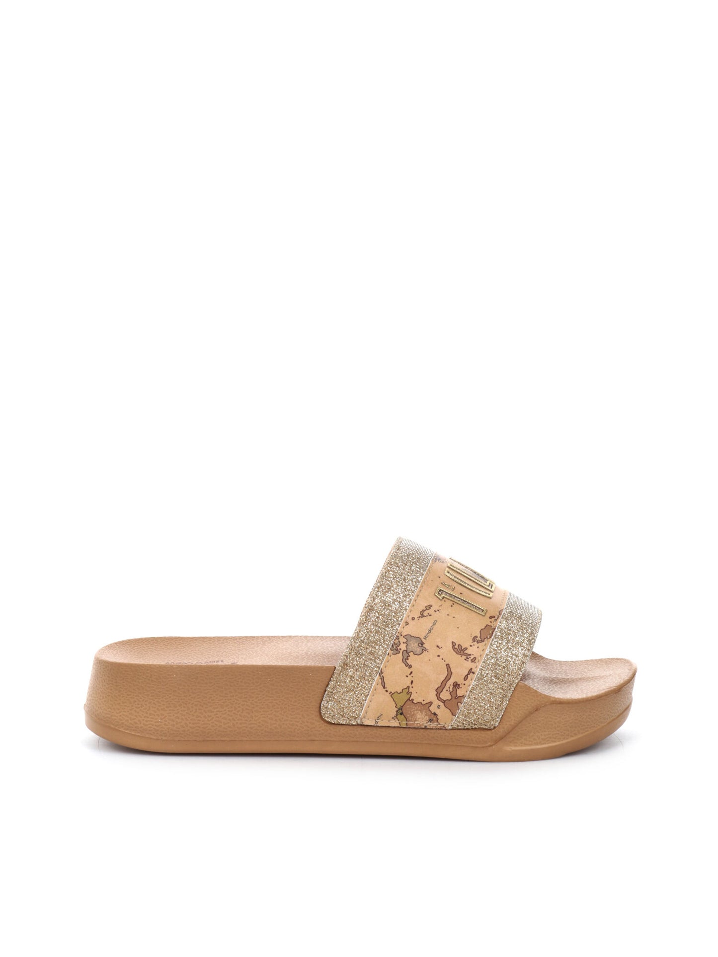 CIABATTA CON PLATFORM ALVIERO MARTINI 1^ CLASSE DONNA PLATINO